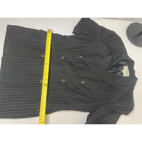 Jean Paul Gaultier For Target Pin Striped Short Sleeve Suit Jacket - Picture 6 of 7